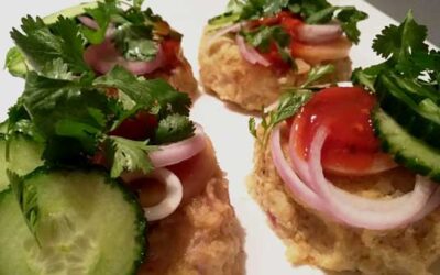 Chickpea & Coriander Bunless Burgers