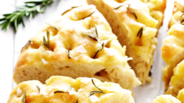Rosemary and Garlic Focaccia (Milk, Egg, Nut Free)