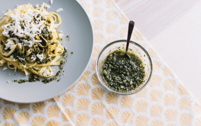 Nut-free spinach & basil pesto