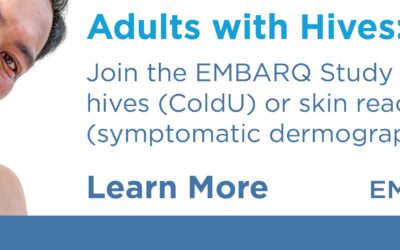Learn more about Cold-Induced Urticaria (ColdU) and Symptomatic Dermographism (SD)